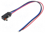 Microswitch SNAP ACTION | with lever (with roller) | SPDT | Pos: 2