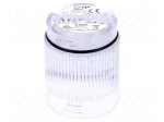 Signaller: lighting | LED | transparent | Usup: 24VDC | IP65 | &Oslash;50x69mm