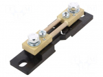 Current shunt | for DIN rail mounting | 200A | Class: 0,2 | 60mV