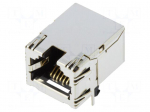 Connector: RJ45 | socket | TM21R | PIN: 8 | Cat: 5e | shielded | 8p8c | THT