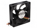 Fan: DC | axial | 12VDC | 80x80x20mm | 103.2m3/h | 45dBA | ball | 5850rpm