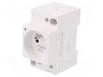 E-type socket | 250VAC | 16A | for DIN rail mounting | ACTI9