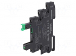 Socket | 1-phase | for DIN rail mounting | 78.6x6.2x101mm | -40&divide;70&deg;C