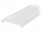 Cover for LED profiles | white | 1m | Kind of shutter: C10 | push-in