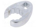 Wrench: ring half-open | 18mm | L: 45.6mm | Chrom-vanadium steel