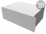 Enclosure: rack mounting | Standard: 19" | 4U | Z: 178mm | X: 422mm | rack