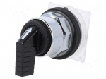Switch: rotary | 30mm | Stabl.pos: 2 | black | none | IP66 | witout symbol
