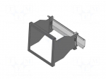 Adapter for DIN rail | Dim: 68x68mm | Rail: TS35