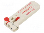 Stripping tool | &Oslash;cable: 0.16mm | Wire: round | Tool length: 102mm