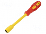 Screwdriver: insulated | 6-angles socket | HEX 11mm