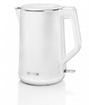 Gorenje | Kettle | K15DWW | Electric | 2200 W | 1.5 L | Plastic + metal | 360&deg; rotational base | White