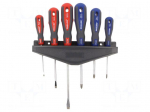 Screwdriver: universal-set | Phillips,slot | Features: magnetic
