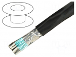 Wire | Alpha Essential C&C | 15x28AWG | PVC | dark grey | 600V | 30.5m