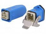 Connector: HDC | male + female | 10A | 90V | Han&reg; Ex | PIN: 8 | 7+PE | M20