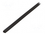 Hole and edge shield | polyetylene | L: 30.5m | black | H: 4.7mm