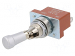 Switch: toggle | Pos: 2 | SPST | ON-OFF | 6A/250VAC | 20A/30VDC | S