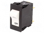 Circuit breaker | Urated: 240VAC | 60VDC | 14A | DPST | Poles: 1 | SNAP-IN
