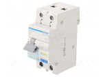 RCBO breaker | Inom: 20A | Ires: 30mA | Max surge current: 250A | IP20