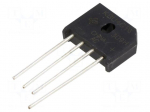 Bridge rectifier: single-phase | Urmax: 400V | If: 4A | Ifsm: 200A