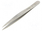 Tweezers | 120mm | for precision works | Blades: narrow
