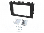 Radio frame | VW | 2 DIN | black