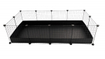 C&C Modular cage 4x2 145 x 75 cm black