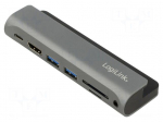 Hub USB | HDMI 2.0,USB 3.0,USB 3.2 Gen 1 | grey