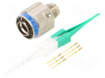 Connector: military | plug | male | PIN: 6 | MIL-DTL-38999 Series III