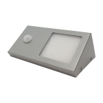 KRONOS LED 4W, 4000K anti-vandal lamp with PIR movement sensor
