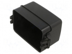 Cover | 11.1mm | polyamide | black | MINIVAL