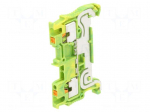 Splice terminal: rail | PT | for DIN rail mounting | push-in | ways: 1