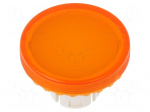 Actuator lens | 22mm | 61 | orange,transparent | plastic