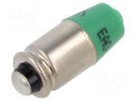 LED lamp | green | S5,7s | 24VDC | 24VAC | No.of diodes: 1