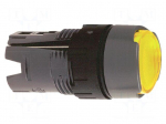 Switch: push-button | 16mm | Stabl.pos: 1 | yellow | ZB6Z | Harmony XB6