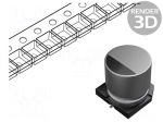 Capacitor: electrolytic | low ESR | SMD | 330uF | 100VDC | &Oslash;18x16.5mm