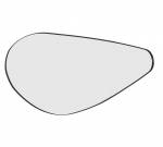 Mirrors&More Britta spogulis 70 x 170 cm melns 1430702 4251820308555