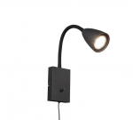 Trio Wanda sienas lampa GU10 matt black  202670132 4017807524079