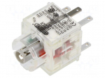 Contact block | Illumin: yes | IP00 | Contacts: NO x2 | 3mm | -30&divide;70&deg;C