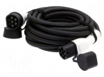EMobility: cable | 1x0.75mm2,5x6mm2 | 400VAC | 22kW | IP55 | 5m | 32A