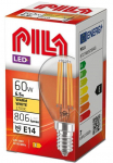PILA LEDCLA 60W P45 E14 WW CL ND 1CT/10 spuldze