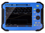 Handheld oscilloscope | 70MHz | 8bit | LCD 8" | Ch: 2 | 1Gsps | 40pts