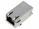Connector: RJ45 | socket | PIN: 8 | Cat: 5e | shielded,PoE,with LED