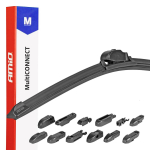 Auto- ja mootorrattatooted, elektroonika, navigatsioon, CB raadio // Tuuleklaasipuhastid // Pi&oacute;ro wycieraczki amio multiconnect 30" 750mm 12 adapter&oacute;w amio-01208