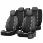 Auto- ja mootorrattatooted, elektroonika, navigatsioon, CB raadio // Autohooldus | Autokeemiatooted // Komplet pokrowc&oacute;w na fotele samochodowe otom horizon 1805 orange 3-zip