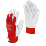 T&ouml;&ouml;riistad ja m&otilde;&otilde;teseadmed // Lisaseadmed lihvijatele, puuridele ja kruvikeerajatele // Rękawice ze sk&oacute;ry koz. czer. l270208p, karta, "8", ce, lahti