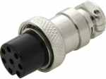 CB, VHF, UHF, PMR raadiod, antennid ja tarvikud // Raadiosaatjate antennikaablid // 24-764# Wtyk cb mikrofonowy 8pin na kabel