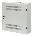 Low Profile Wall Mounted Cabinet 4U + 2U Rack 19, Grey