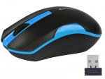 Klaviatuurid ja hiired // Arvuti hiired // Mysz A4TECH V-TRACK G3-200N-1 Black+Blue WRLS