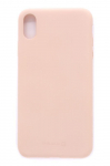 Back panel cover Evelatus Apple iPhone Xs MAX Nano Silicone Case Soft Touch TPU Pink Sand