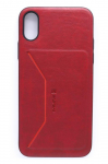 Back panel cover Evelatus Apple iPhone X Nobel Red